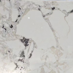 Eggshell white marble